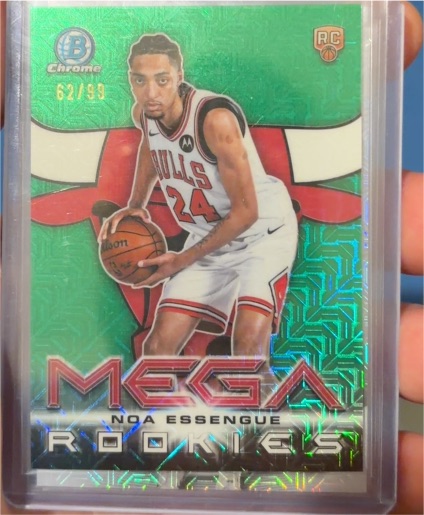 2025-26 Bowman Chrome #MR-12 Noa Essengue Mega Rookies Mojo — front