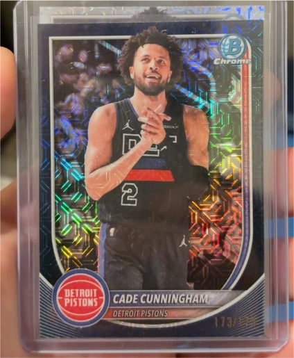 2025-26 Bowman Chrome #BCV-74 Cade Cunningham — front