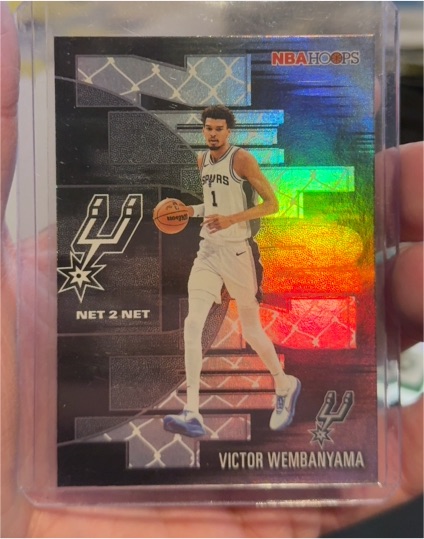 2025-26 Topps NBA Hoops #NTN-28 Victor Wembanyama Net 2 Net — front