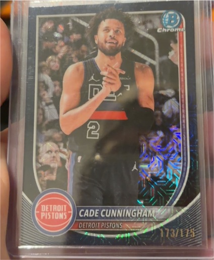 2025-26 Bowman Chrome #BCV-74 Cade Cunningham — front