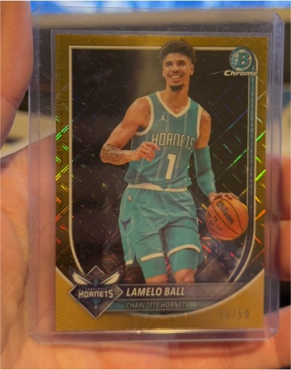 2025 Bowman Chrome #BCV-86 LaMelo Ball — front