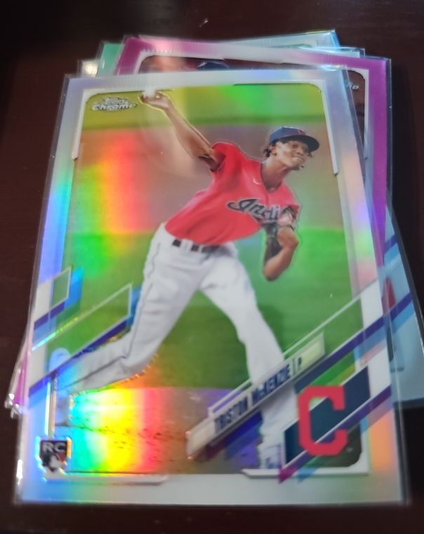 2021 Topps Chrome #21 Triston McKenzie — front