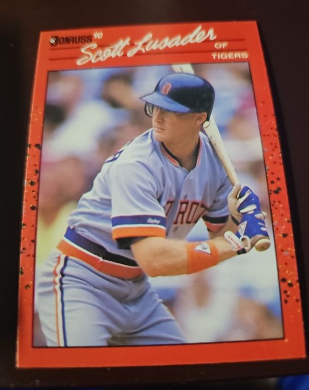 1990 Donruss #696 Scott Lusader — front