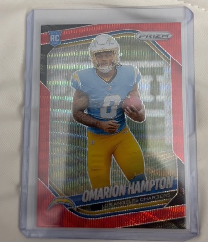 2025 Panini Prizm #355 Omarion Hampton — front