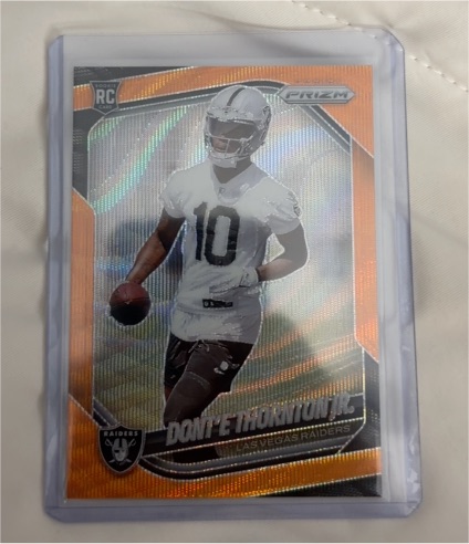 2025 Panini Prizm #369 Dont'e Thornton Jr. — front