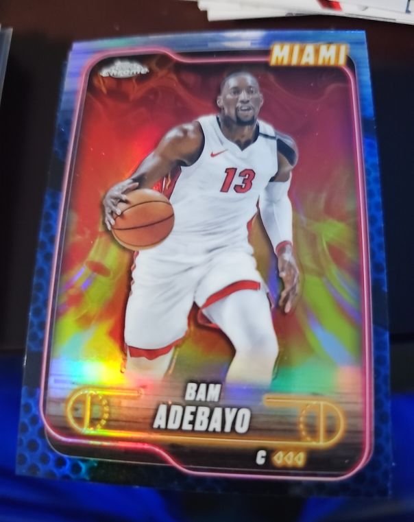 2024-25 Topps Chrome #33 Bam Adebayo — front