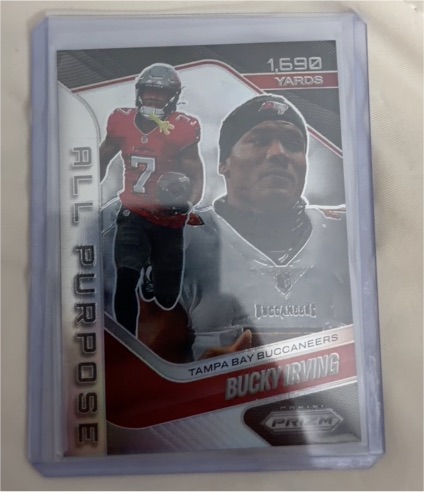 2025 Panini Prizm #10 Bucky Irving All Purpose Silver Prizm — front