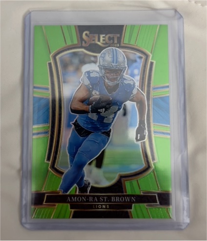 2025 Panini Select #170 Amon-Ra St. Brown Premier Level — front