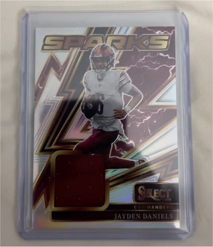 2025 Panini Select Sparks #SPK-JDA Jayden Daniels — front