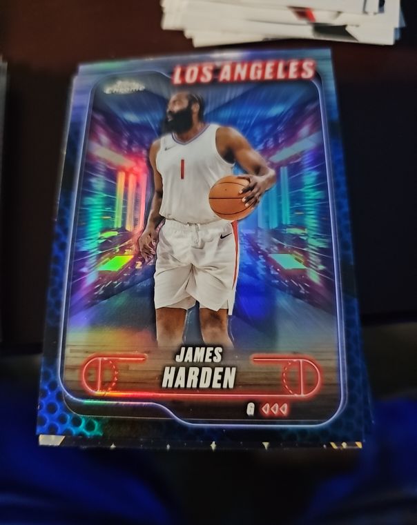 2024-25 Topps Chrome #198 James Harden — front