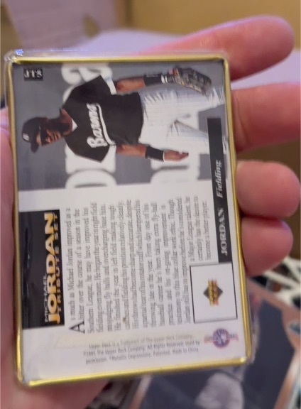 1995 Upper Deck Michael Jordan Tribute #JT5 — front
