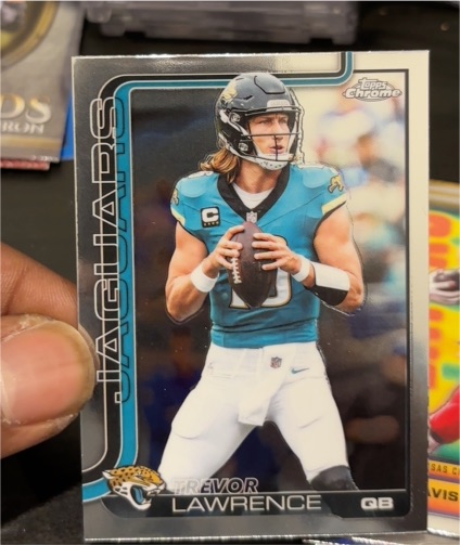 2025 Topps Chrome #138 Trevor Lawrence — front