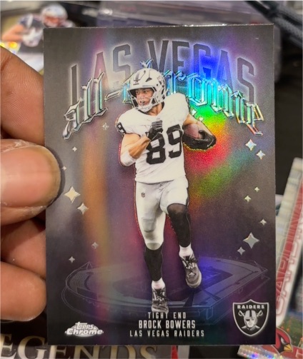 2025 Topps Chrome #ACT-10 Brock Bowers — front