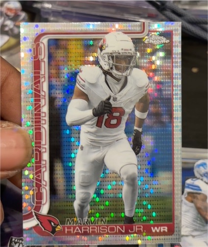2025 Topps Chrome #1 Marvin Harrison Jr. — front