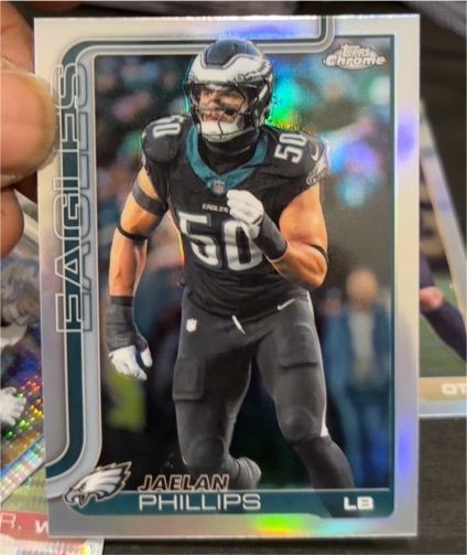 2025 Topps Chrome #192 Jaelan Phillips — front