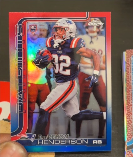 2025 Topps Chrome #328 TreVeyon Henderson — front
