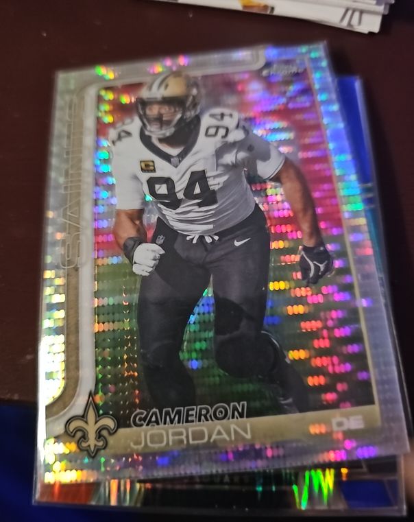2025 Topps Chrome Football #221 Cameron Jordan — front
