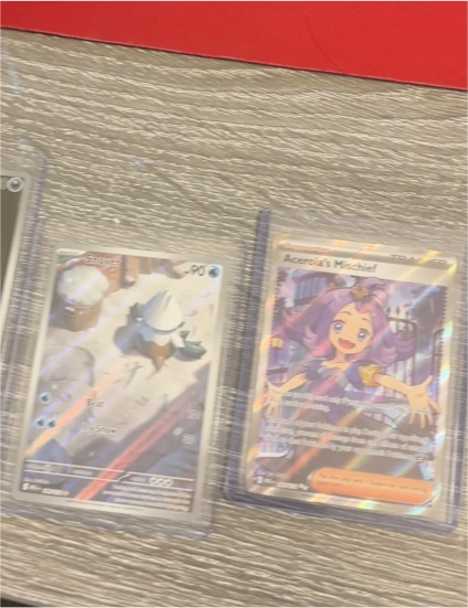 2023 Pokémon Scarlet & Violet #SV100 Acerola's Mischief Full Art — front