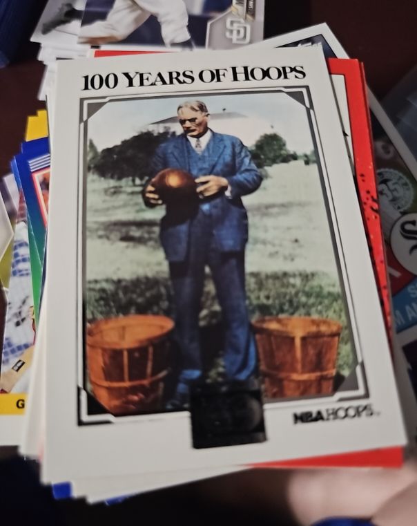 1991 Hoops #CC1 James Naismith 100 Years of Hoops — front