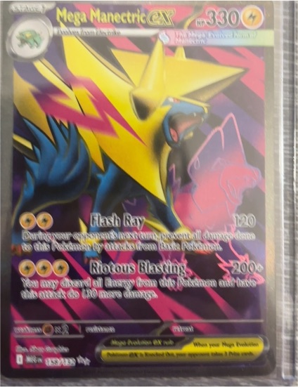 2016 Pokemon TCG Mega Manectric EX #158/132 — front