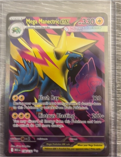Mega Manectric EX 158/132 — front