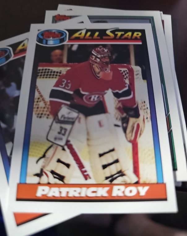 1991-92 Topps #270 Patrick Roy — front