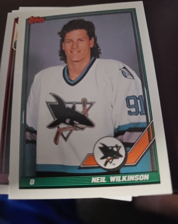 1991-92 Topps #348 Neil Wilkinson — front