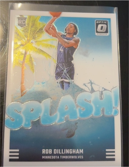 2024-25 Panini Donruss Optic #8 Rob Dillingham Splash! — front