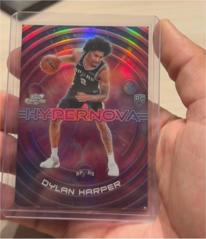 2026 Topps Chrome Cosmic #HN-17 Dylan Harper — front