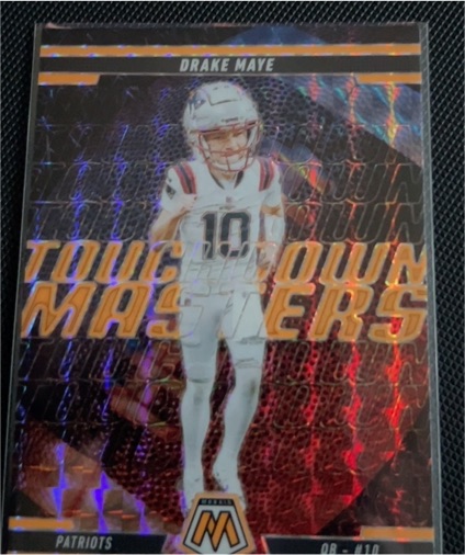 2025 Panini Mosaic Touchdown Masters #9 Drake Maye — front