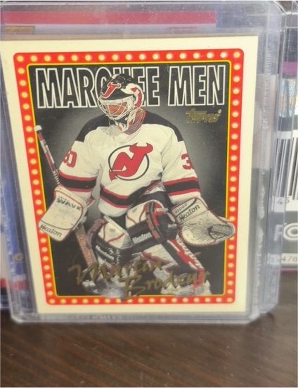 1995-96 Topps #9 Martin Brodeur — front
