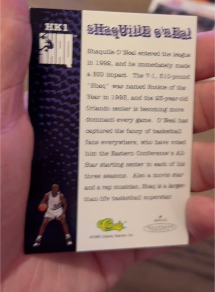 1993 Classic 4 Sport #HK1 Shaquille O'Neal — front