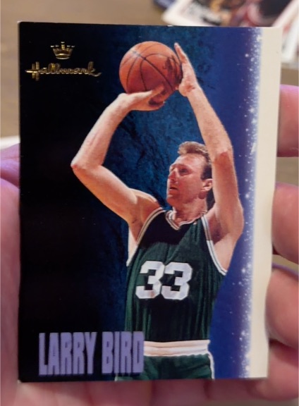 1995 Classic Hallmark #HK2 Larry Bird — front