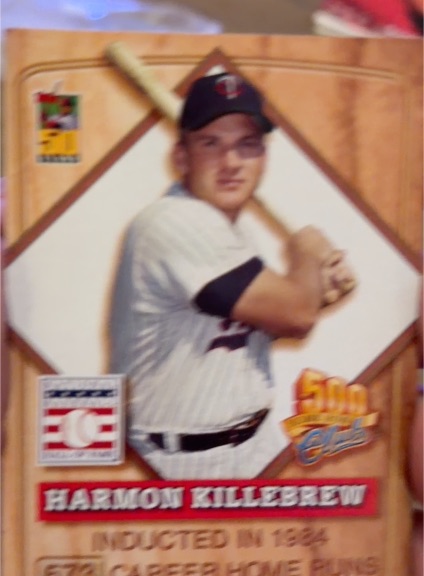 2001 Topps Post Cereal 500 Home Run Club #6 Harmon Killebrew — front