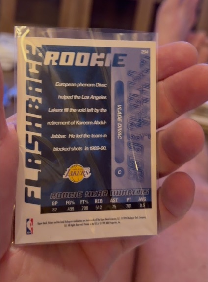 1990 Skybox #254 Vlade Divac — front