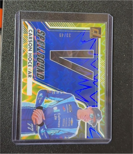 2026 Donruss Spellbound V #27 Carson Hocevar — front