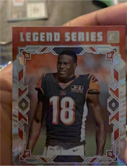 2025 Panini Donruss Legend Series #TLS-AGR A.J. Green — front