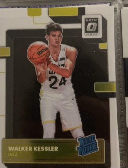 2022-23 Panini Donruss Optic #213 Walker Kessler Rated Rookie Utah Jazz — front