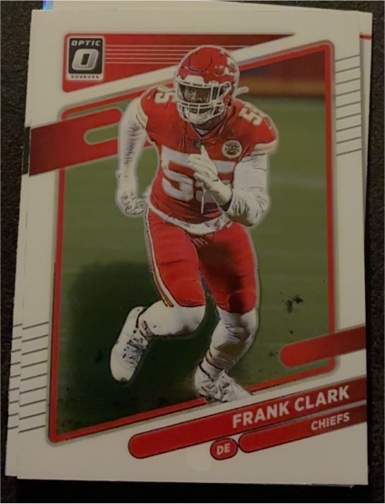 2021 Panini Donruss Optic #36 Frank Clark — front