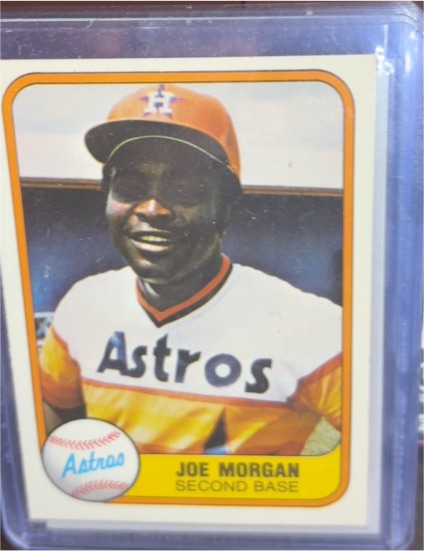 1981 Fleer #78 Joe Morgan Houston Astros — front