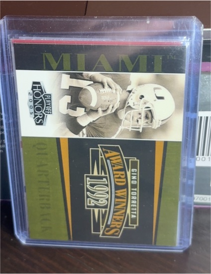2005 Playoff Honors Award Winners #AW-9 Gino Torretta — front