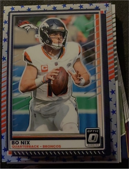 2025 Panini Donruss Optic #31 Bo Nix — front