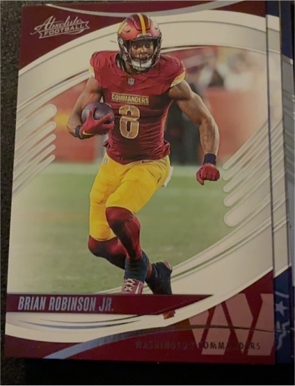 2025 Panini Absolute #23 Brian Robinson Jr. — front