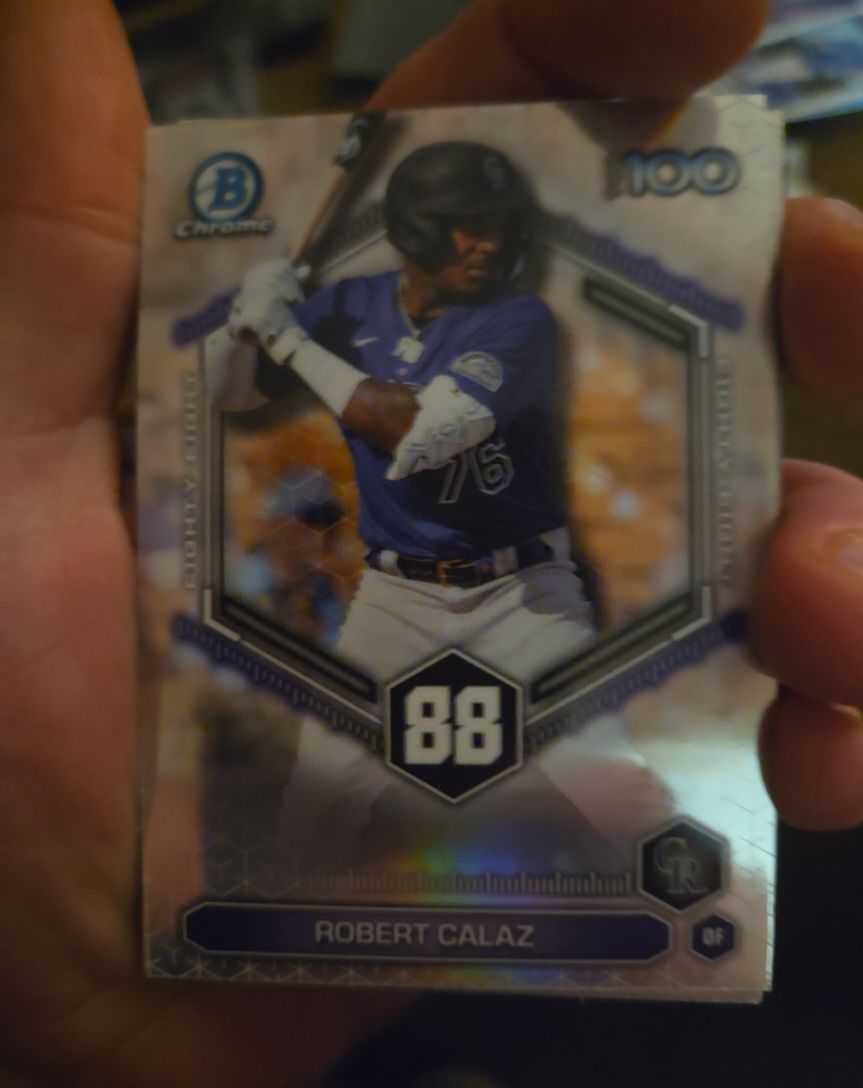 2026 Bowman Chrome Top 100 #BTP-88 Robert Calaz — front