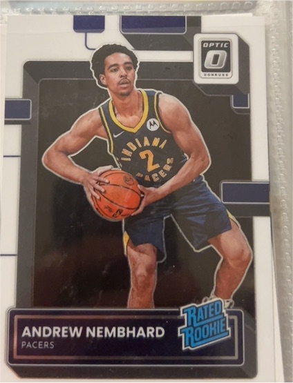 2022-23 Panini Donruss Optic #230 Andrew Nembhard — front
