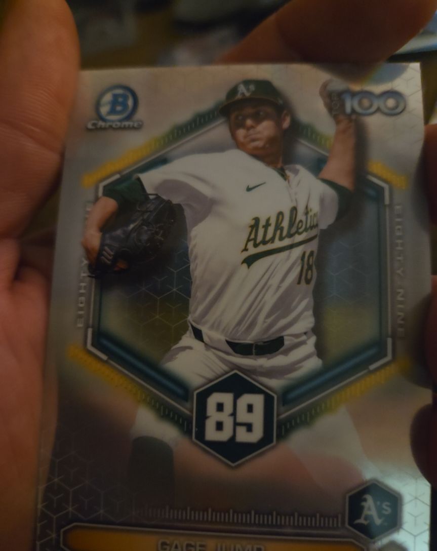2026 Bowman Chrome Top 100 #BTP-89 Gage Jump — front
