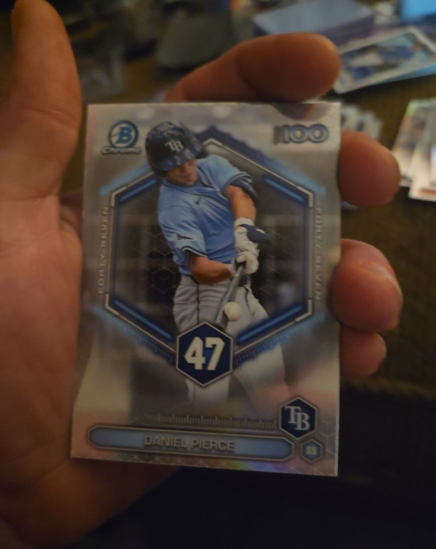 2026 Bowman Chrome Top 100 #BTP-47 Daniel Pierce — front