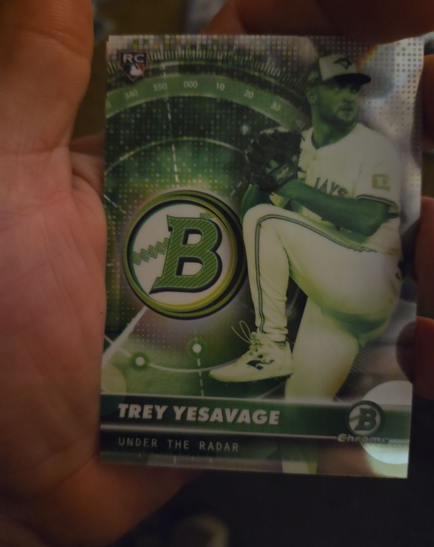 2026 Bowman Chrome #UR-15 Trey Yesavage Under The Radar Rookie — front