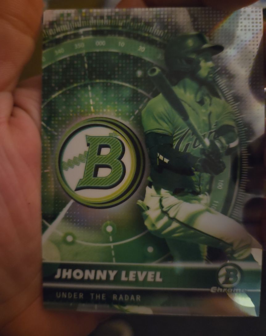 2026 Bowman Chrome #UR-3 Jhonny Level Under The Radar — front