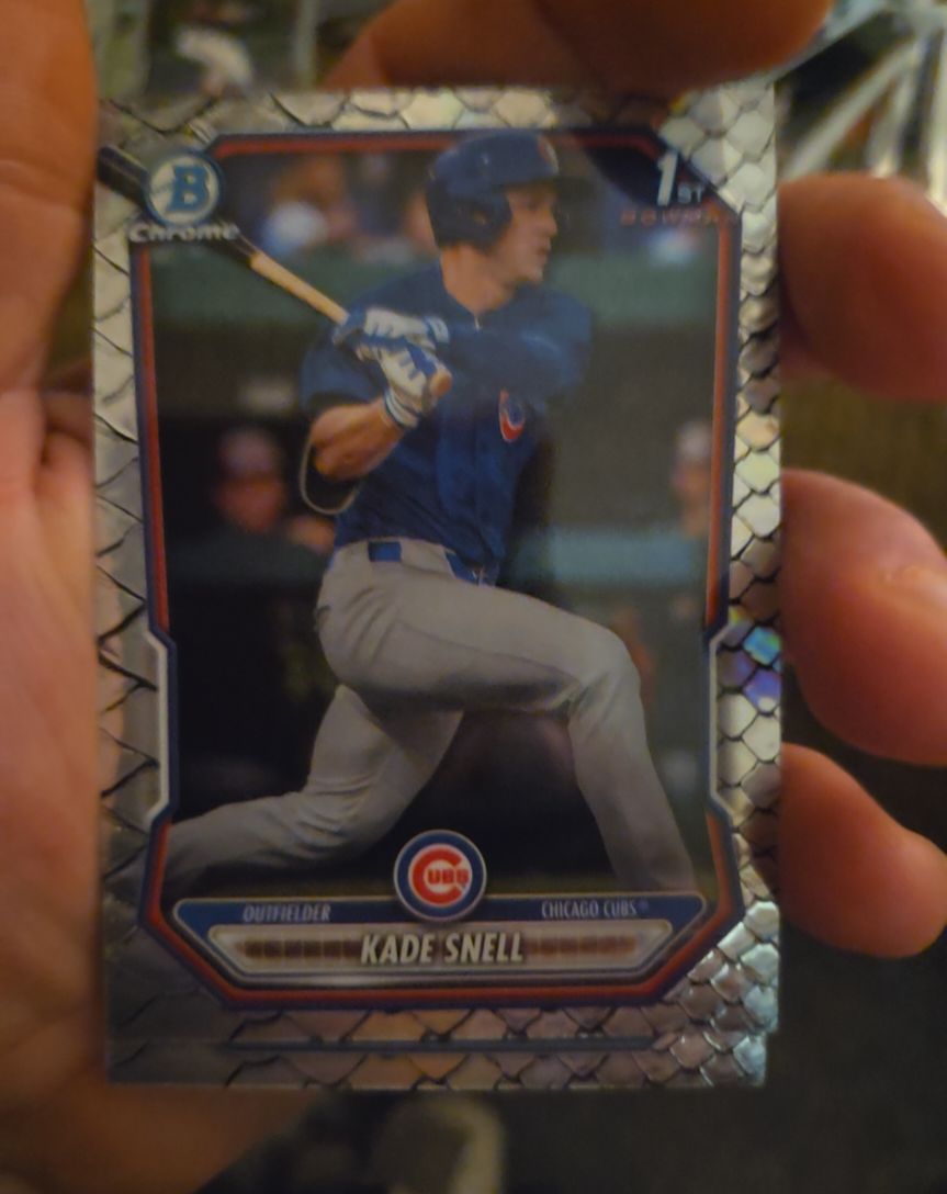 2026 Bowman Chrome #BCP-105 Kade Snell — front